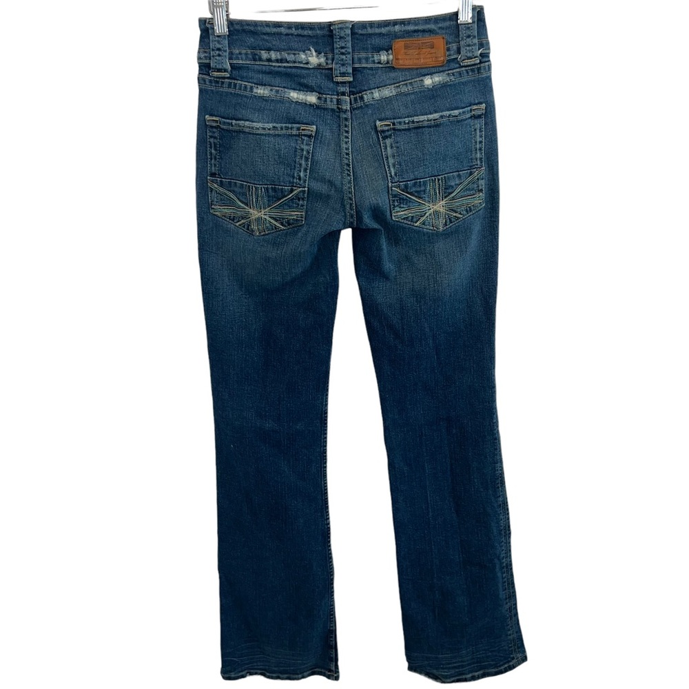Hudson Jeans Signature Bootcut Flare Leg Distress Look 29
